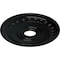 Ekena Millwork Munich Ceiling Medallion (Fits Canopies up to 5 5/8"), 17 1/2"OD x 3 5/8"ID x 1"P, Black Pearl CM17MUBPS - alternate 2